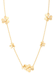 18K金钻石Frivole 9朵花项链