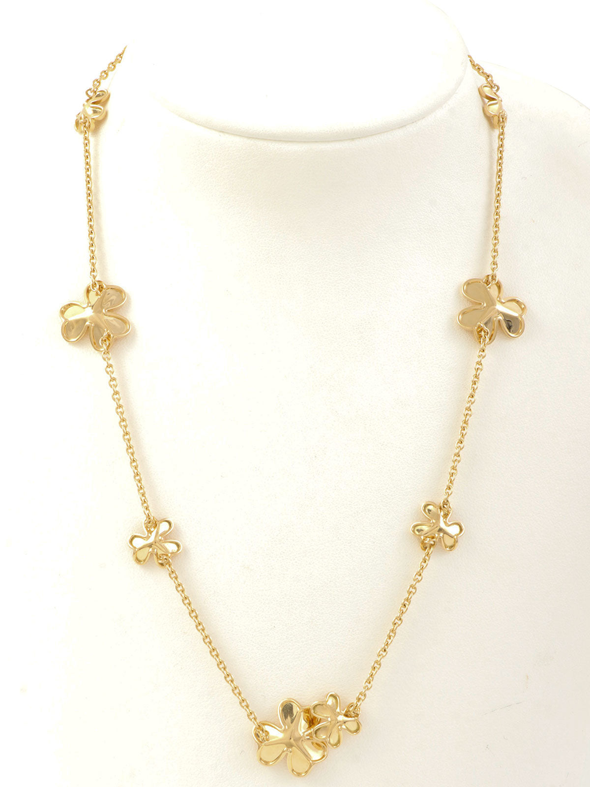 18K金钻石Frivole 9朵花项链