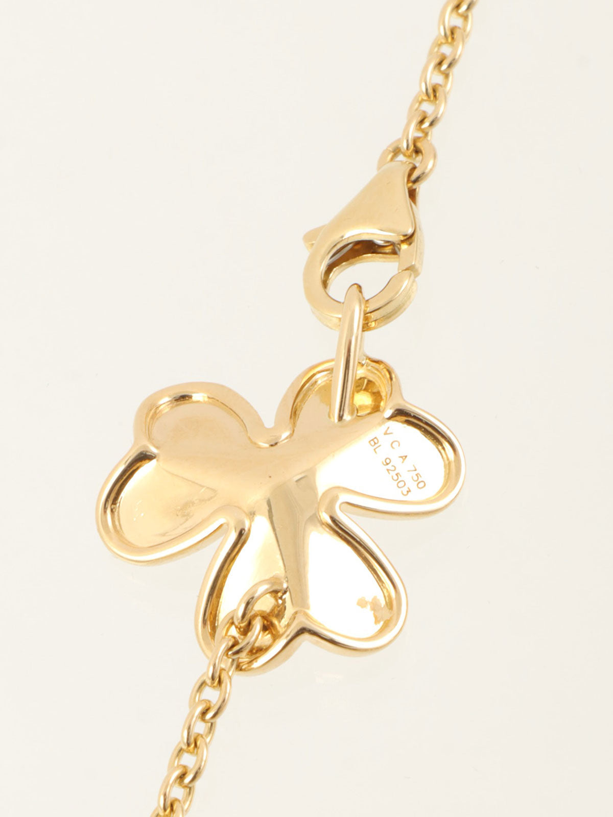 18K金钻石Frivole 9朵花项链