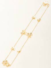 18K金钻石Frivole 9朵花项链