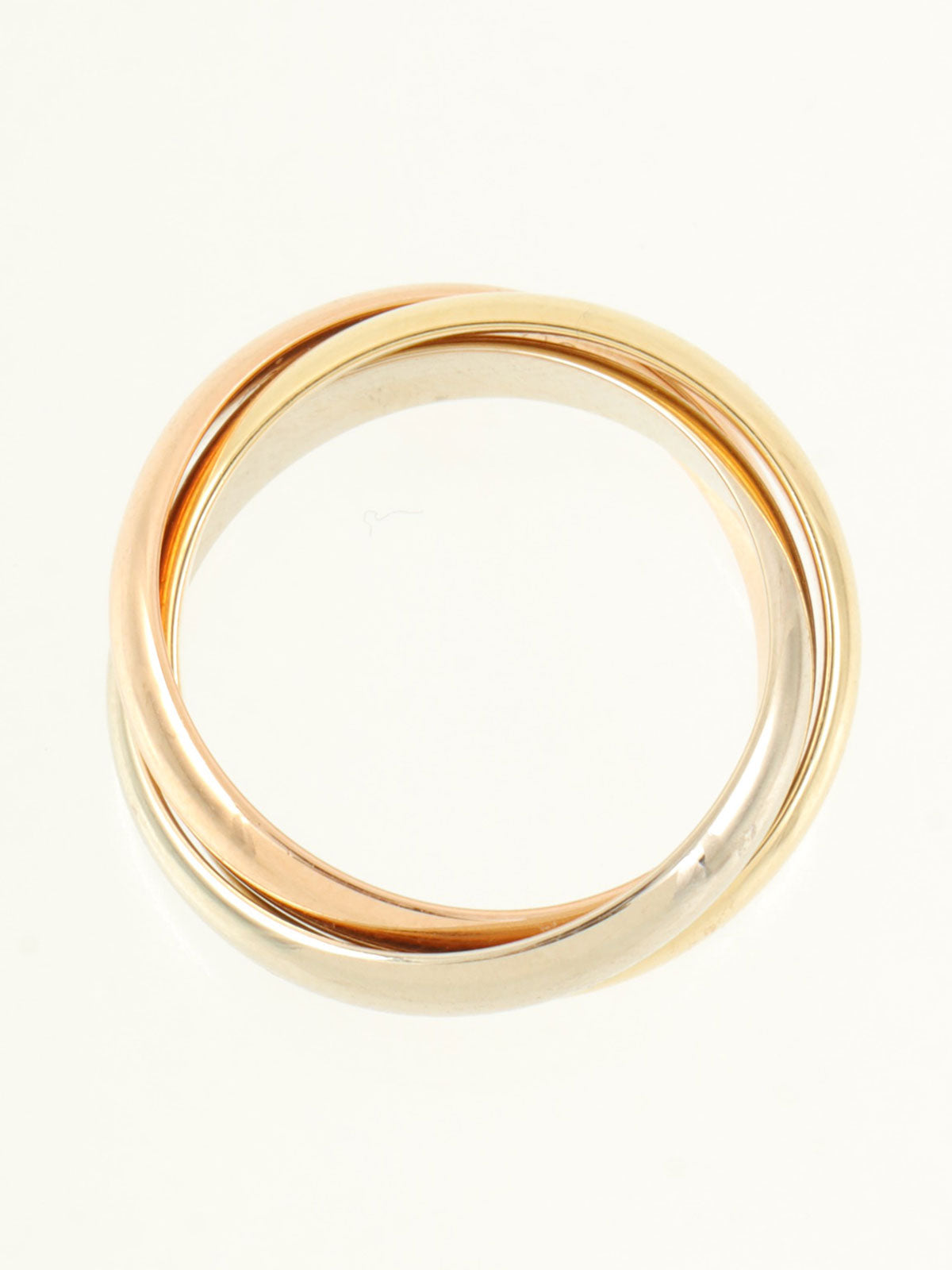 18Kトリニティリング イエローゴールド/ピンクゴールド/ホワイトゴールド