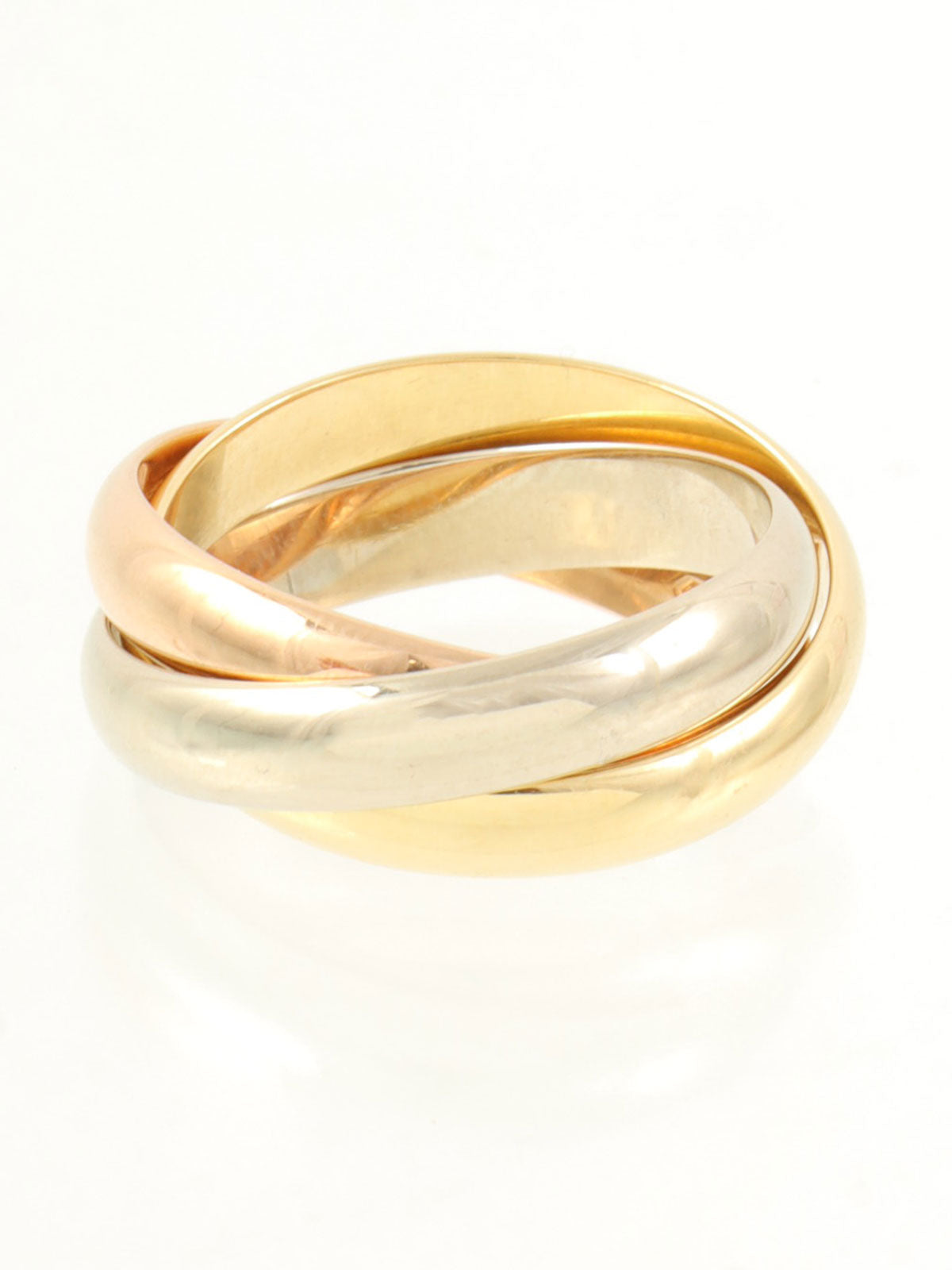 18Kトリニティリング イエローゴールド/ピンクゴールド/ホワイトゴールド