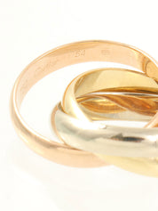 18Kトリニティリング イエローゴールド/ピンクゴールド/ホワイトゴールド