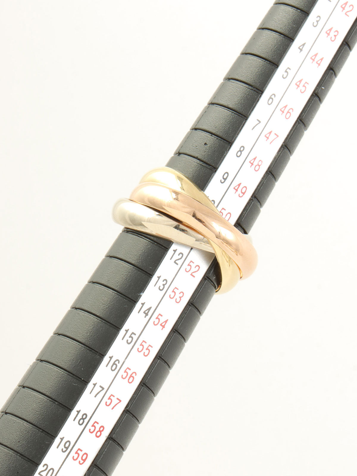 18Kトリニティリング イエローゴールド/ピンクゴールド/ホワイトゴールド