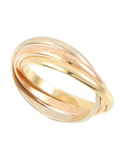 18K Trinity Ring XS in Yellow Gold/Pink Gold/White Gold