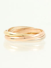 18K Trinity Ring XS in Yellow Gold/Pink Gold/White Gold