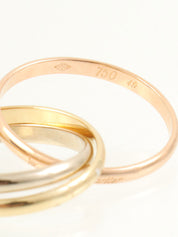 18K Trinity Ring XS in Yellow Gold/Pink Gold/White Gold