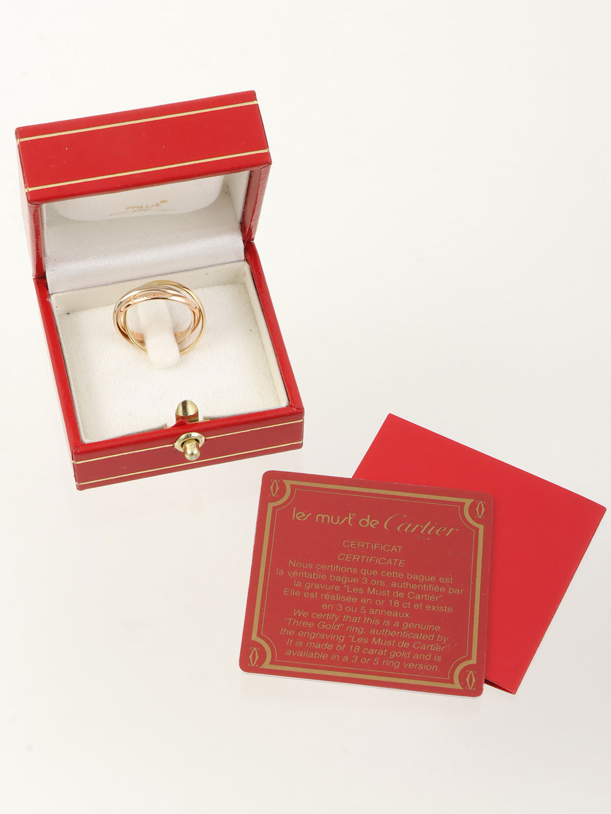 18K Trinity Ring XS in Yellow Gold/Pink Gold/White Gold