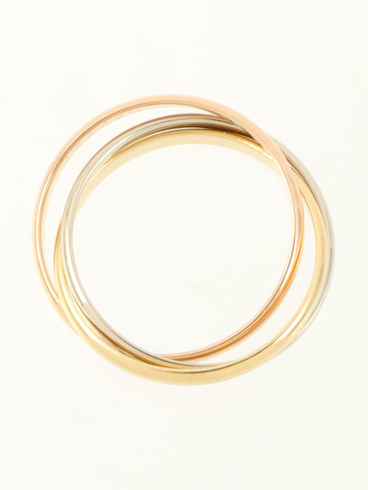 18Kトリニティリング イエローゴールド/ピンクゴールド/ホワイトゴールド