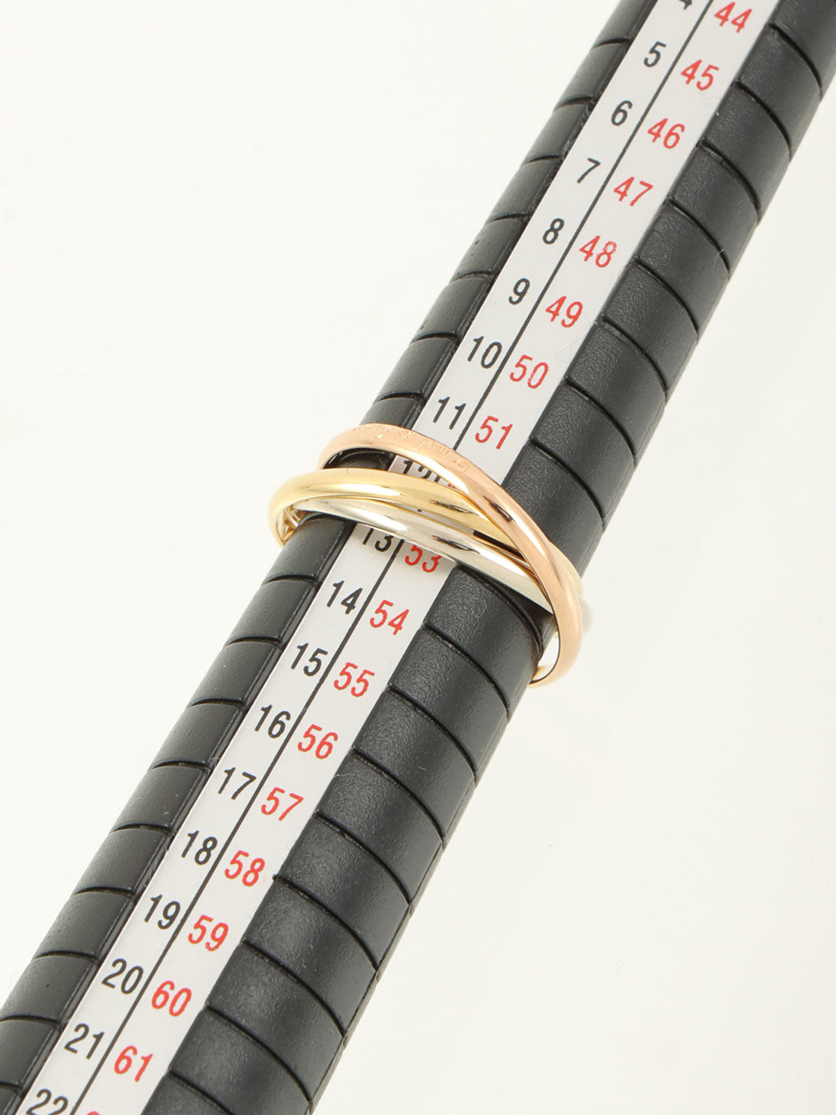 18Kトリニティリング イエローゴールド/ピンクゴールド/ホワイトゴールド