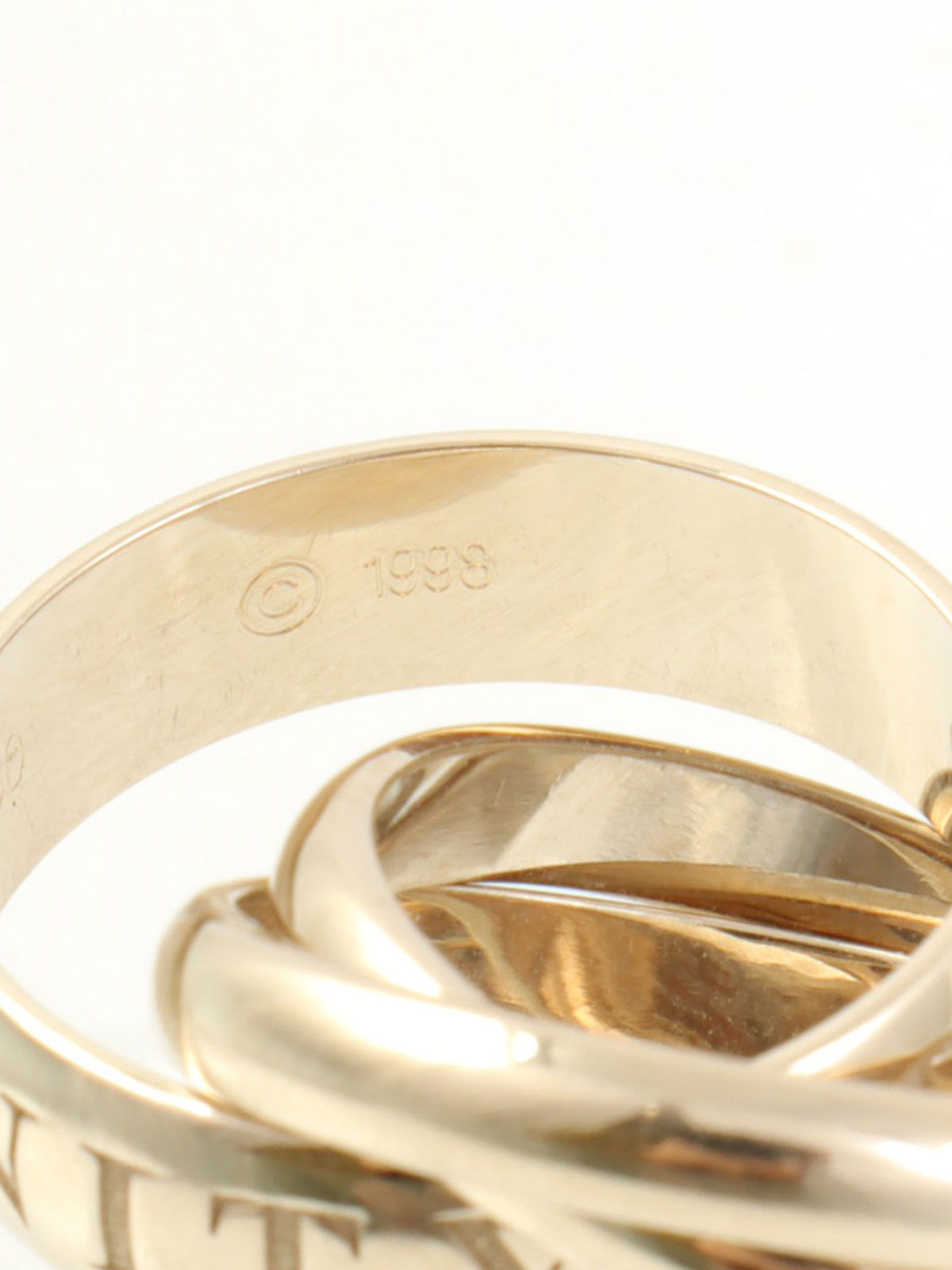 1998年製 クリスマス限定トリニティリング ホワイトゴールド