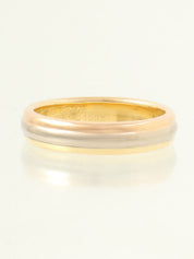 18K Vendôme Ring in Yellow Gold/Pink Gold/White Gold