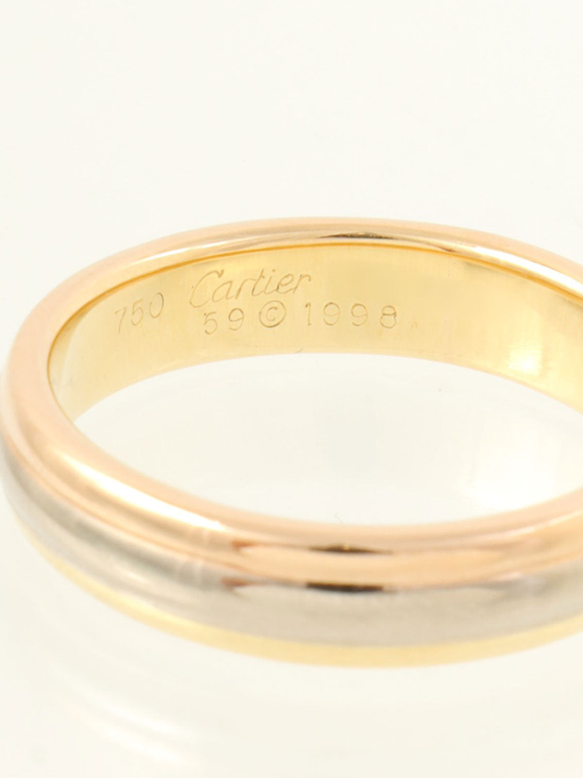 18K Vendôme Ring in Yellow Gold/Pink Gold/White Gold