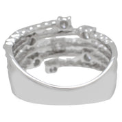 18K Diamond Ring Silver #53