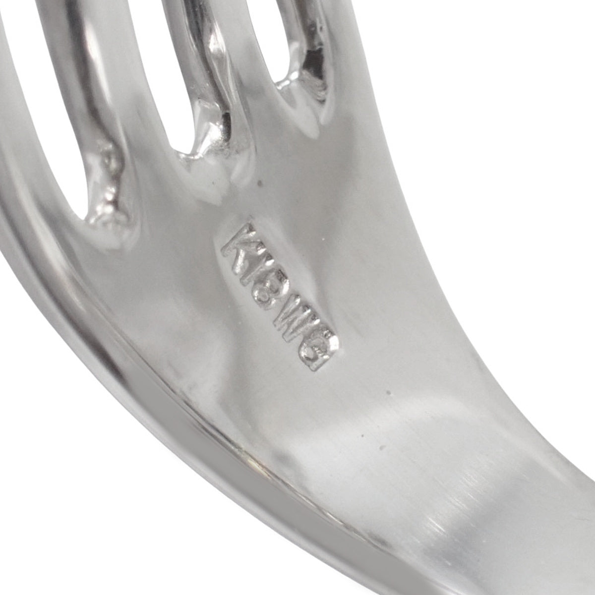 18K Diamond Ring Silver #53