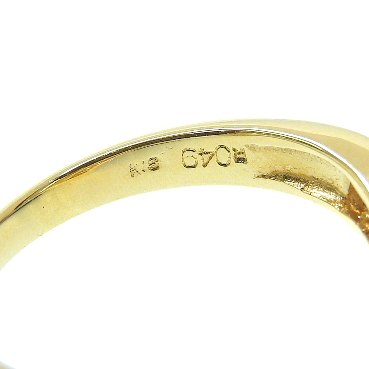 18K Ruby Diamond Designer Ring #54 Gold/Cherry Red