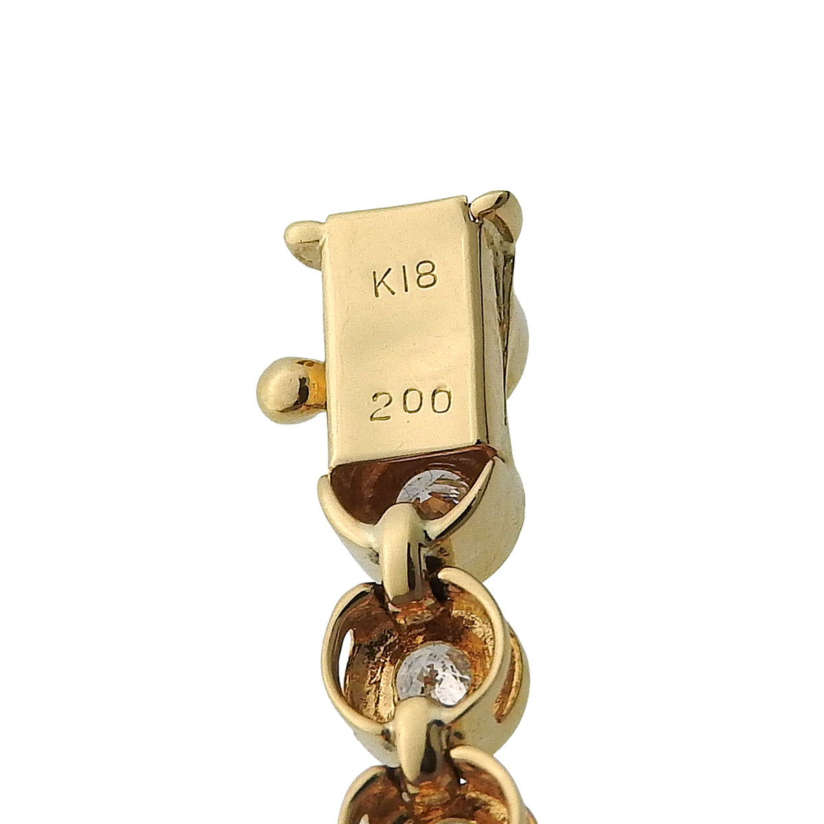 18K金网球手链