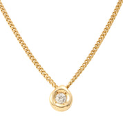 18K Gold Diamond Necklace