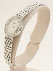 18K钻石椭圆形Credor银