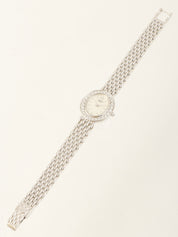 18K钻石椭圆形Credor银