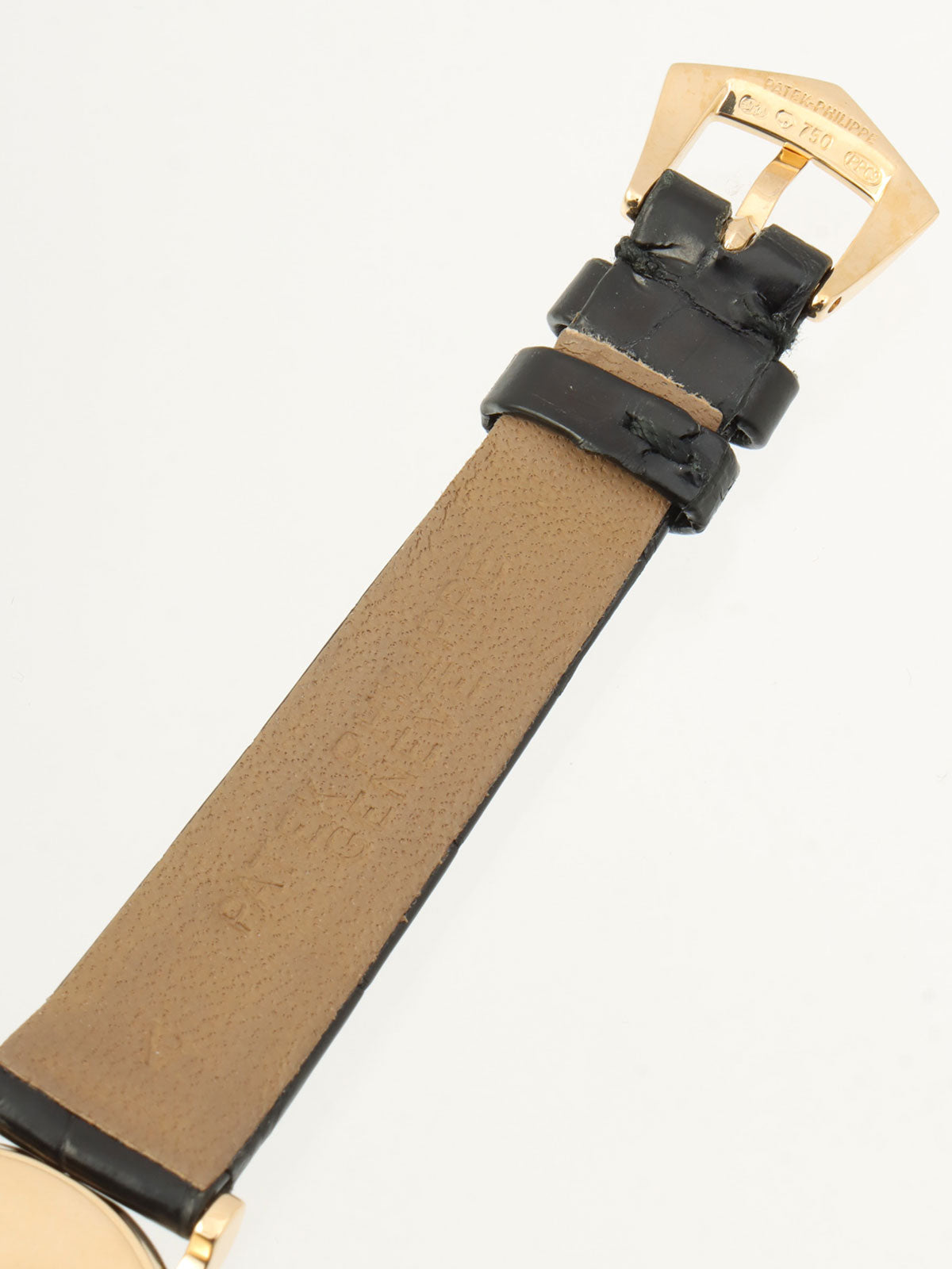 18K Crocodile Calatrava Gold/Black