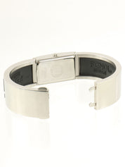 Shell Logo Face Bangle Watch Silver/Pink