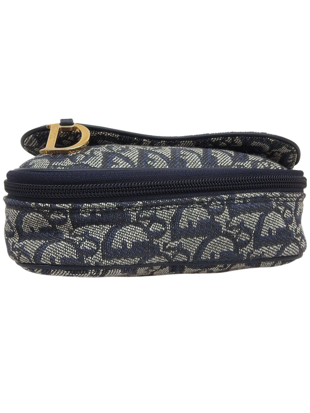 Trotter 图案马鞍袋，海军蓝