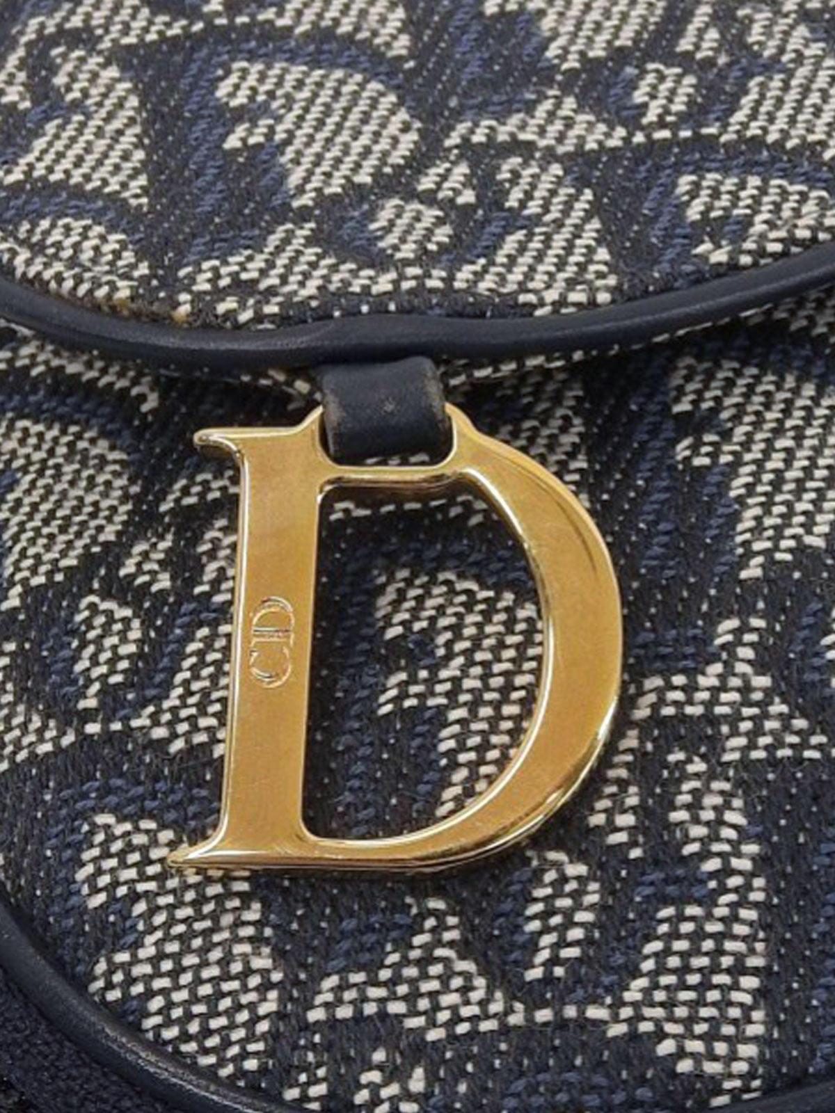 Trotter 图案马鞍袋，海军蓝