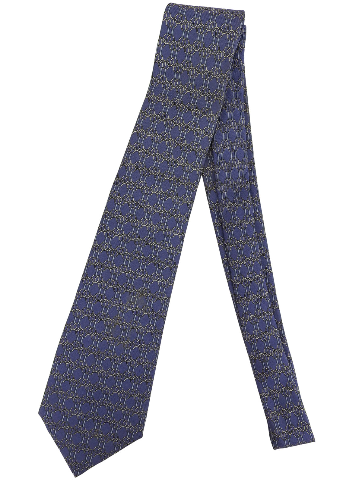Navy Design Pattern Tie