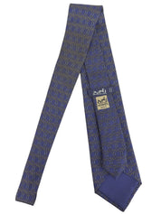 Navy Design Pattern Tie