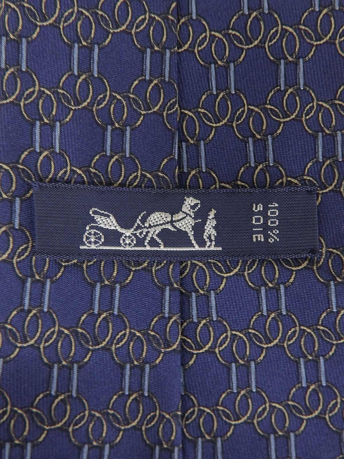 Navy Design Pattern Tie