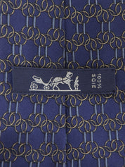 Navy Design Pattern Tie