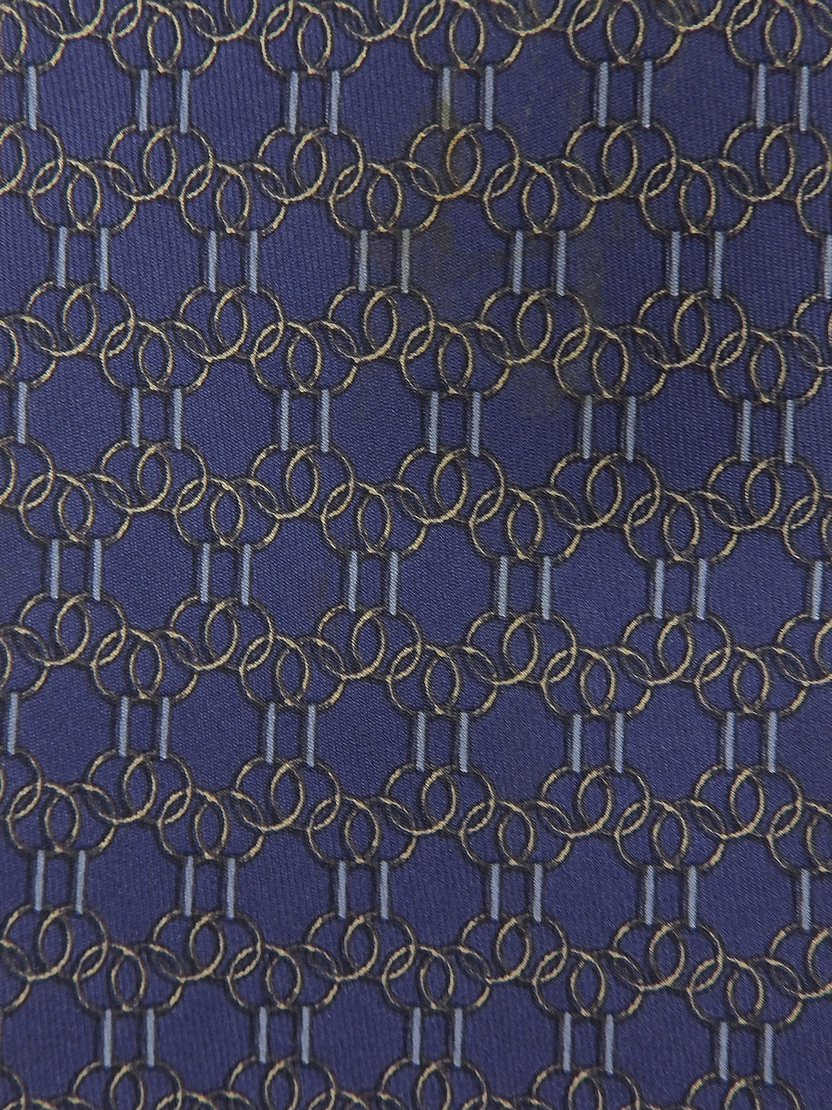 Navy Design Pattern Tie