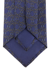Navy Design Pattern Tie