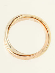 18Kトリニティリング イエローゴールド/ピンクゴールド/ホワイトゴールド