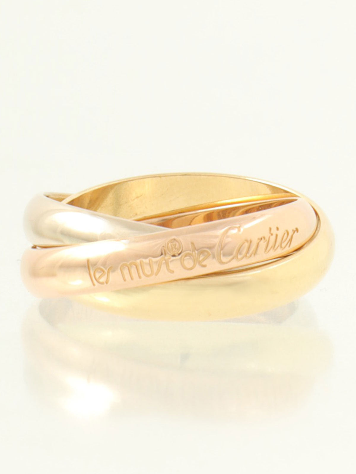 18Kトリニティリング イエローゴールド/ピンクゴールド/ホワイトゴールド