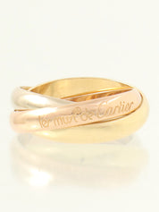 18Kトリニティリング イエローゴールド/ピンクゴールド/ホワイトゴールド