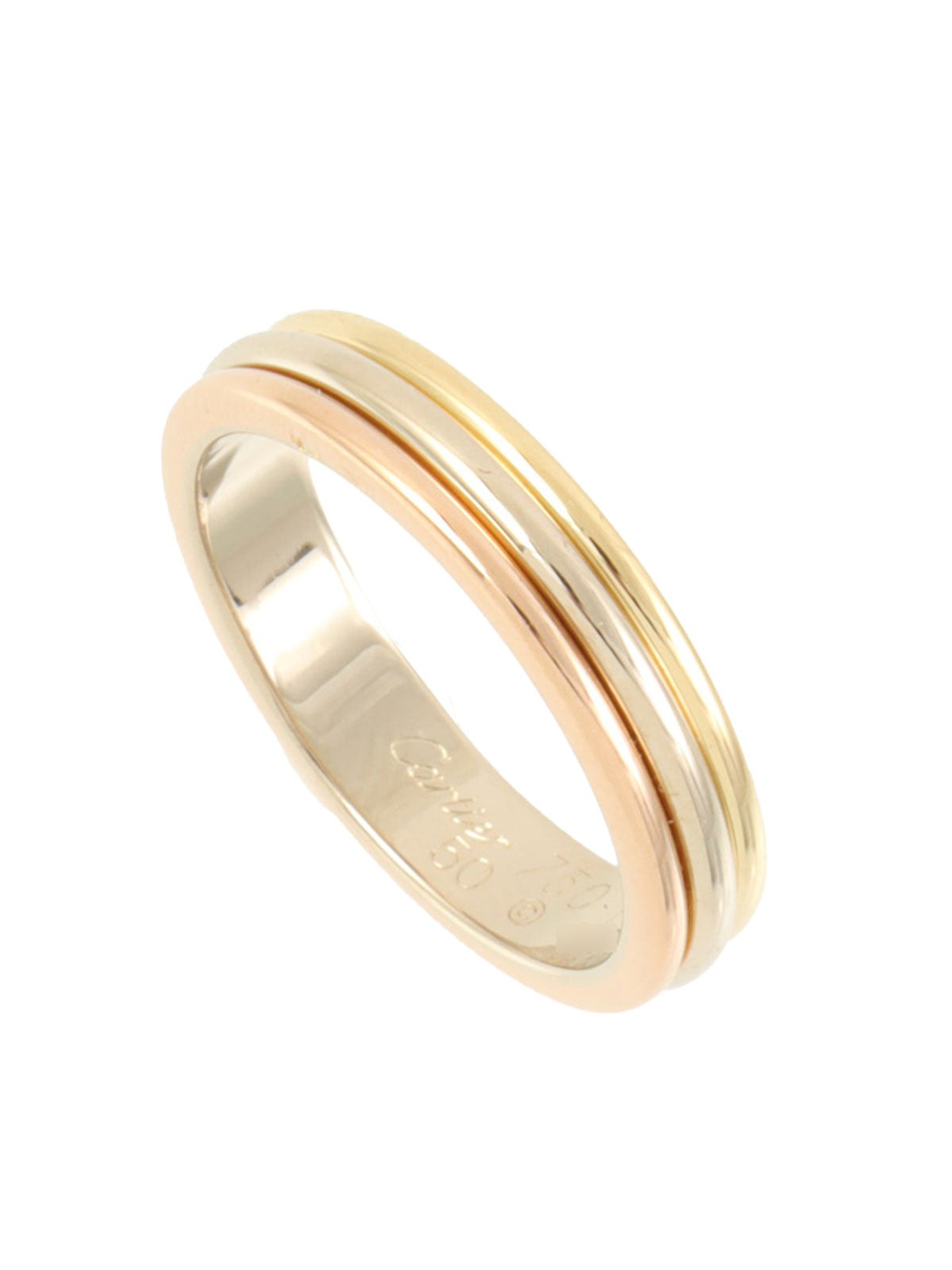 18K Vendôme Ring in Yellow Gold/Pink Gold/White Gold