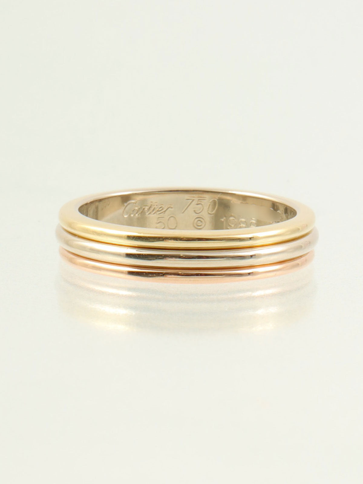 18K Vendôme Ring in Yellow Gold/Pink Gold/White Gold