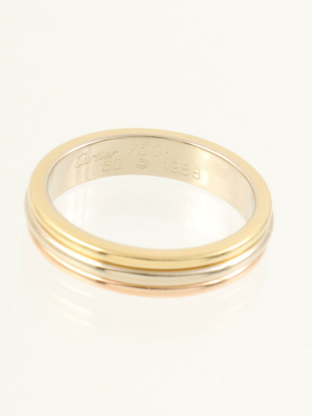 18K Vendôme Ring in Yellow Gold/Pink Gold/White Gold