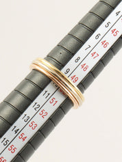 18K Vendôme Ring in Yellow Gold/Pink Gold/White Gold