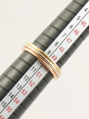 18K Vendôme Ring in Yellow Gold/Pink Gold/White Gold