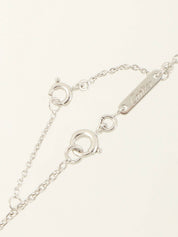 18K Cハートネックレス シルバー