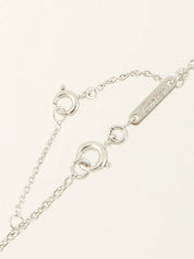 18K Cハートネックレス シルバー