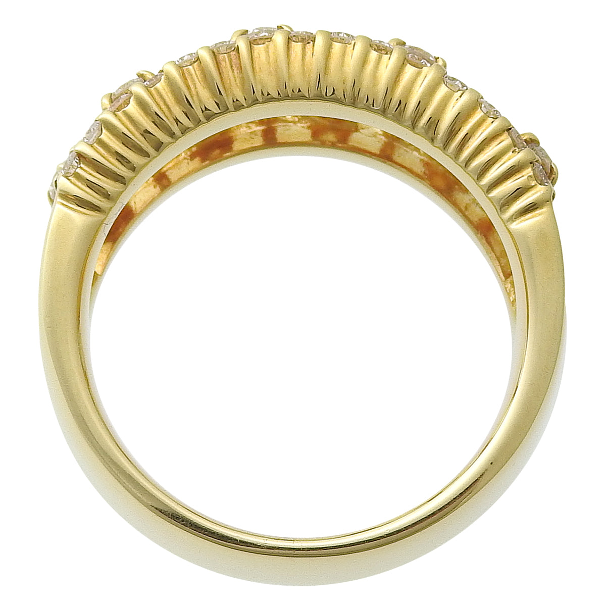 18K Diamond Design Ring #53 Gold