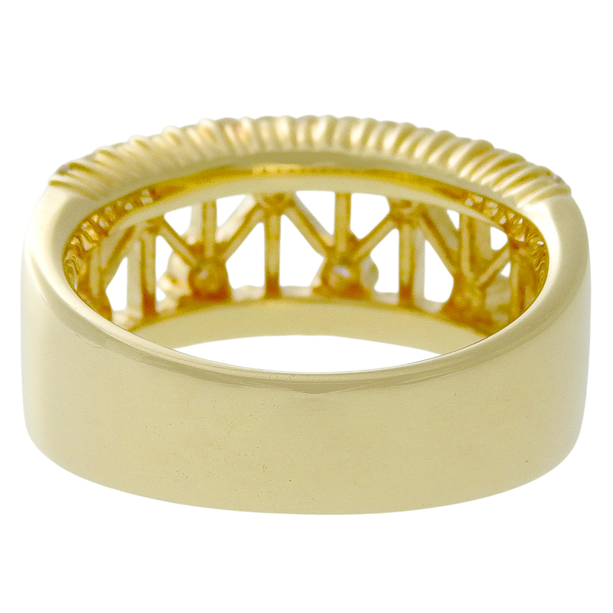 18K Diamond Design Ring #53 Gold