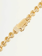 18K Gold Diamond Tennis Chain Necklace