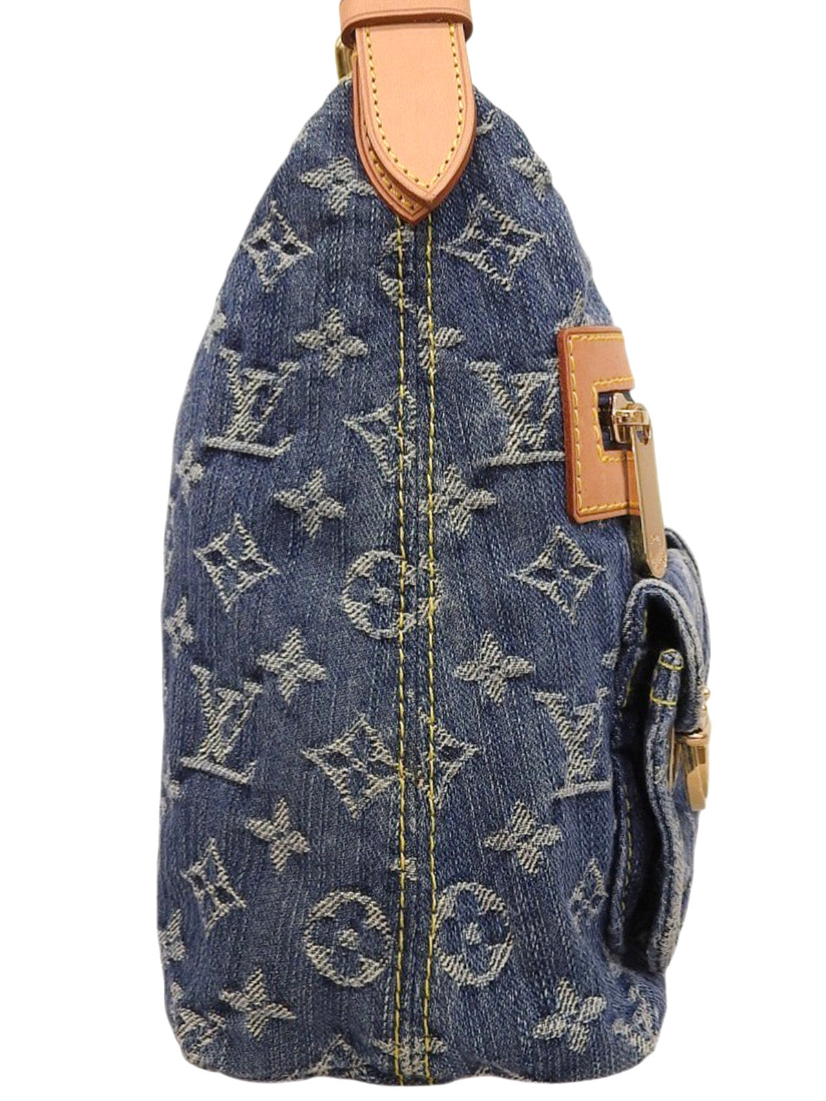 2006 年牛仔布 Monogram Baggy PM 蓝色