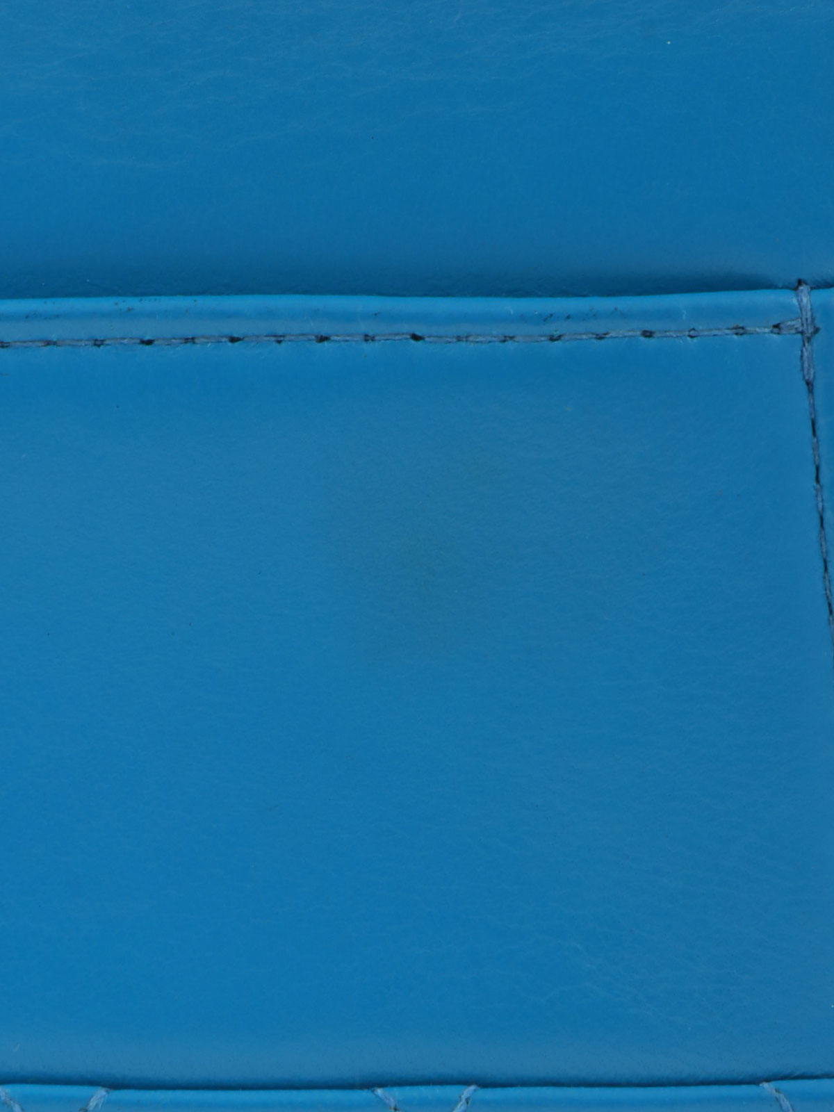 1990年頃製 ラムスキンCCターンロックチェーンバッグ ブルー