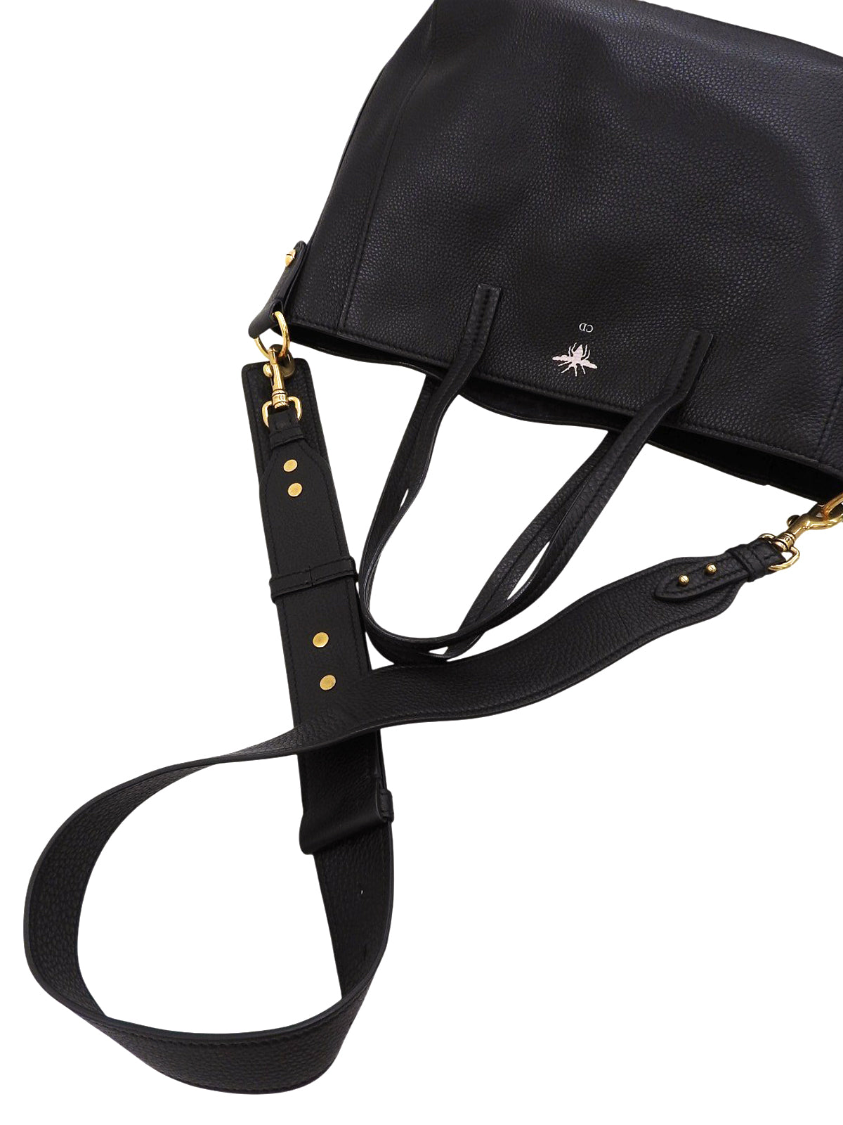 B Logo Tote Bag Black